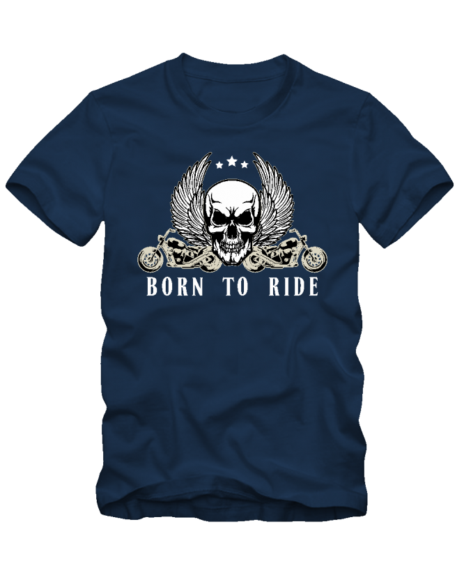 Marškinėliai Born to ride